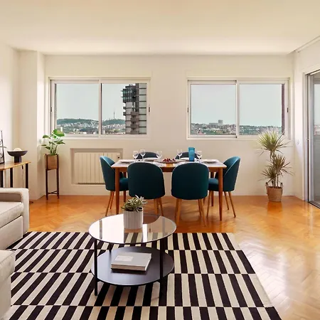 아파트 With Panoramic Views - Trindade 포르투