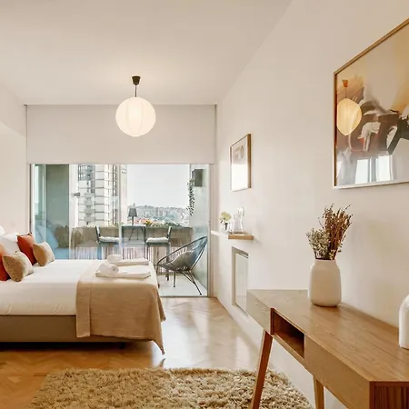 아파트 With Panoramic Views - Trindade 포르투